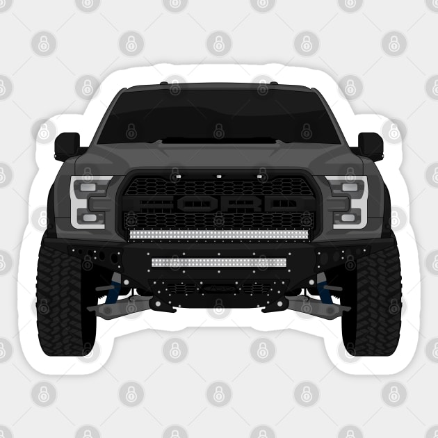 RAPTOR DARK-GREY Sticker by VENZ0LIC